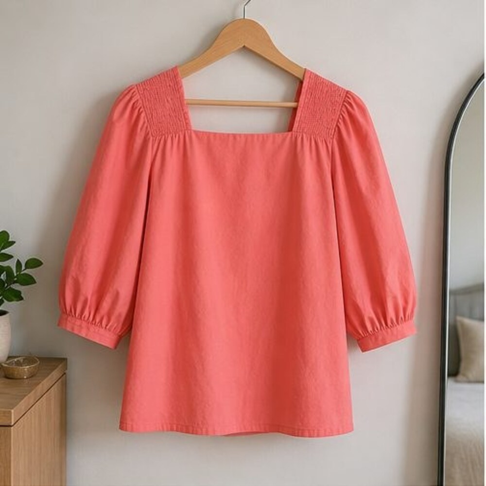 Ivory Lace Trim Top